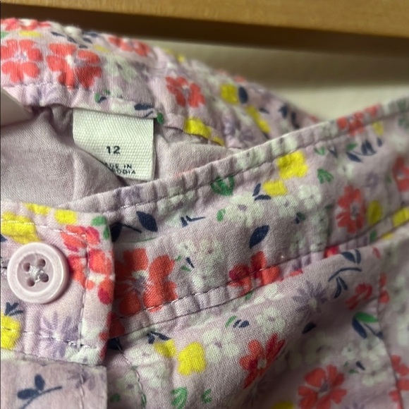 GAP Pink and Blue floral spring  A-Line Mini Skirt Casual - Picture 6 of 11